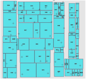 automatic mask layout with minimum cursets automatic mask layout with minimum cursets